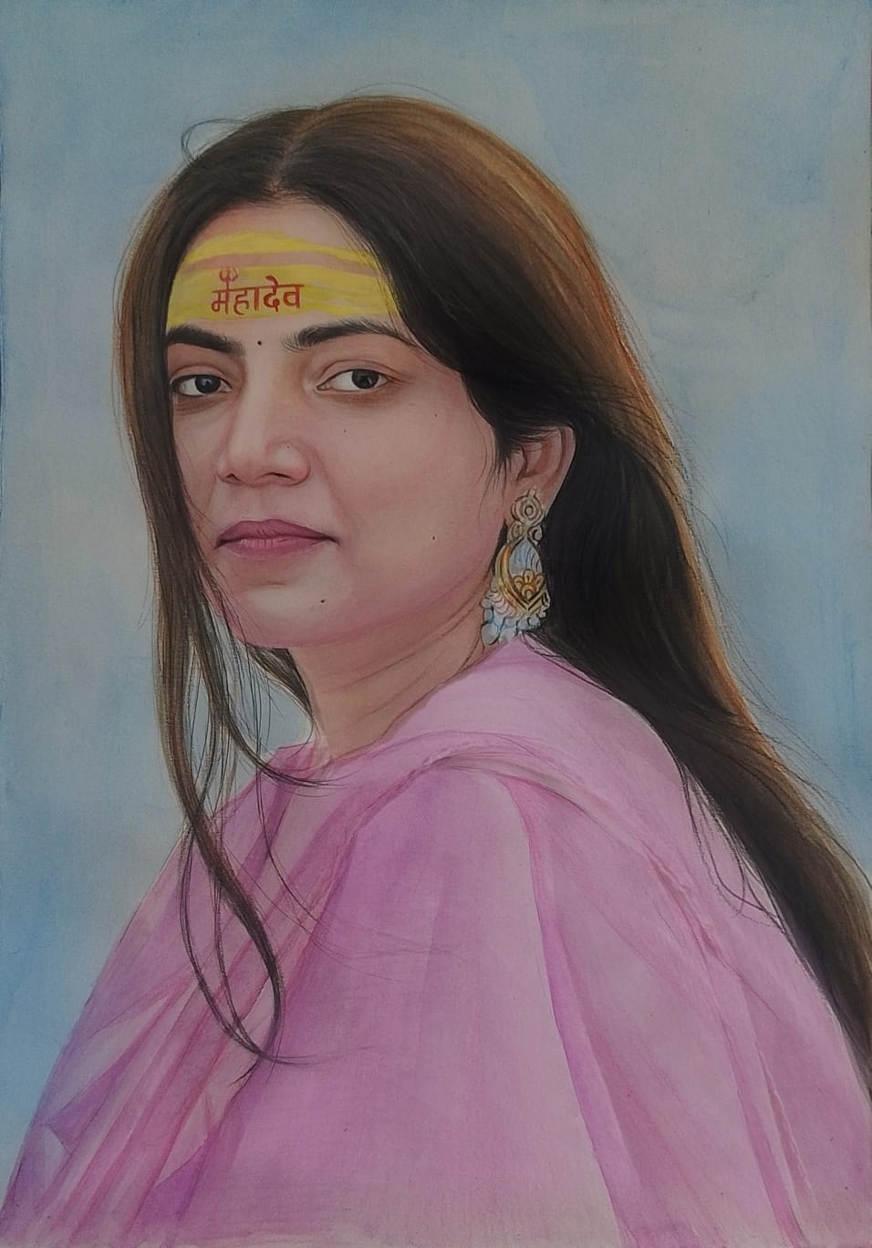 Color Pastel Portrait